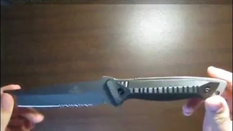 Видеообзор тактического ножа для выживания Gerber Warrant Tanto