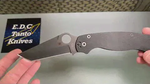 Spyderco Paramilitary 2 Tanto first look