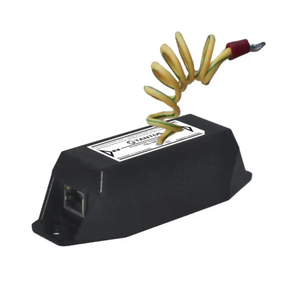 Tantos TSn-GZ14PG Одноканальное устройство грозозащиты Gigabit Ethernet и PoE (до 4КВ)