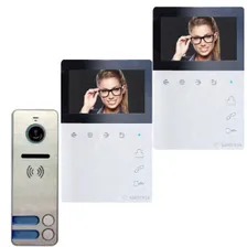 Комплект MAX KIT видеодомофона Tantos Elly + Ipanel 2 Металл 2 абонента 2 этажа