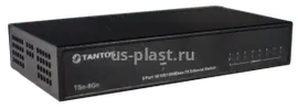 Tantos TSn-8Gn, неуправляемый сетевой PoE коммутатор